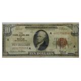 1929 Boston $10 Federal Reserve Bank Note