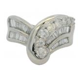 Platinum 1.00 ct Natural VS Diamond Ring