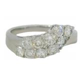 Platinum 1.00 ct Natural Diamond Ring