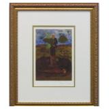 Luther Burbank Framed Giclee by Frida Kahlo