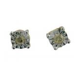 Classic Brilliant Natural Diamond Stud Earrings