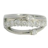 Platinum 0.80 ct Natural VS Diamond Ring