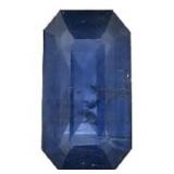 GIA Certified Octag. 2.32 ct Blue Sapphire