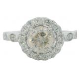 14kt Gold 1.40 ct Round Natural Diamond Ring