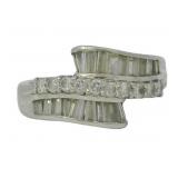 Platinum 0.75 ct Natural Diamond Ring