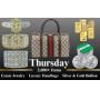 Thursday April 16th Jewelry, Coins & Luxury Handbags!