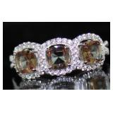 Cushion Cut 2.45 ct Color Change Zultanite Ring