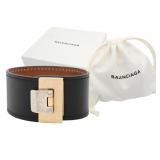 Balenciaga Leather Bracelet Size M