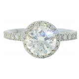 14k Gold Brilliant XXX 1.76 ct Lab Diamond Ring