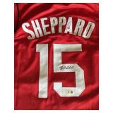 Autographed Reed Sheppard Rockets Jersey