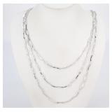 Yves Saint Laurent 3-Strand Necklace