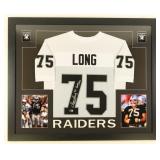Autographed Howie Long Custom Framed Jersey