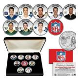 NFL Future Hall of Fame Quarterbacks Coin Set