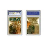 23K Gold Larry Bird Celtcis Card