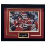 Patrick Mahomes Framed Action Shot