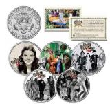 Wizard of Oz Movie Half Dollar 5-Coin Set