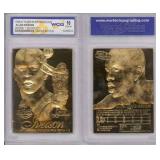 23K Gold Allen Iverson Fleer Rookie Card