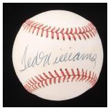 Autographed Ted Williams OAL Baseball