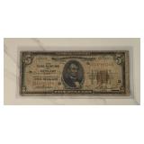 $5 Cleveland  Federal Reserve Bank Note