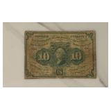 10 Cent Fractional Currency