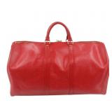 Louis Vuitton Epi Keepall 55 Boston Bag