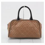 Chanel Caviar Skin Mini Boston Bag