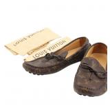 Louis Vuitton Monogram Driving Shoes Size 6.5