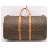 Louis Vuitton Monogram Keepall 55 Boston Bag
