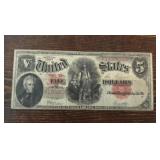 1907 $5 United States Legal Tender Note