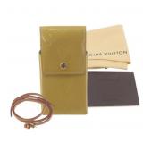 Louis Vuitton Cigarette Case Vernis Yellow Bag
