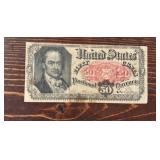 1864 50 Cent Fractional Currency