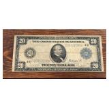 1914 $20 Federal Reserve Note