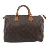 Louis Vuitton Monogram Speedy 30 Handbag