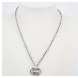 Gucci Interlocking G Silver Necklace