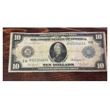 1914 $10 United States Federal Reserve Bank Note