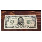1928 $50 Federal Reserve Bank Note