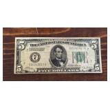 1928 $5 Federal Reserve Bank Note
