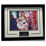 Taylor Swift Framed Photo W/ Facsimile Signature