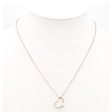 Tiffany & Co. Open Heart Necklace