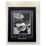 Elvis Presley Framed Photo W/ Facsimile Signature