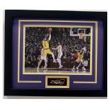 LeBron James Framed Photo W/ Facsimile Signature