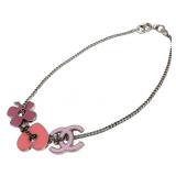 Chanel Coco Heart Silver Bracelet