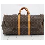 Louis Vuitton Monogram Keepall 55 Boston Bag