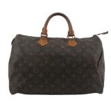 Louis Vuitton Monogram Speedy 35 Handbag