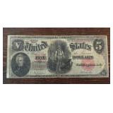 1907 $5 United States Legal Tender Note