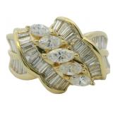 18k Gold 2.00 ct Natural Brilliant Diamond Ring