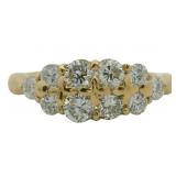 18k Gold 1.12 ct Natural VS Diamond Ring