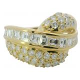 18kt Gold 1.85 ct Natural VS Diamond Ring
