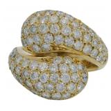 18k Gold 2.65 ct Natural Brilliant Diamond Ring