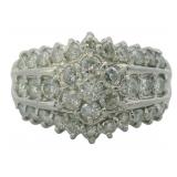 Platinum 1.00 ct Natural Brilliant Diamond Ring